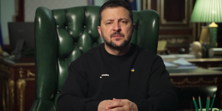 «Маємо повернути свободу, безпеку і Європу на всю українську землю – на всю європейську землю» – звернення Зеленського (ВІДЕО)