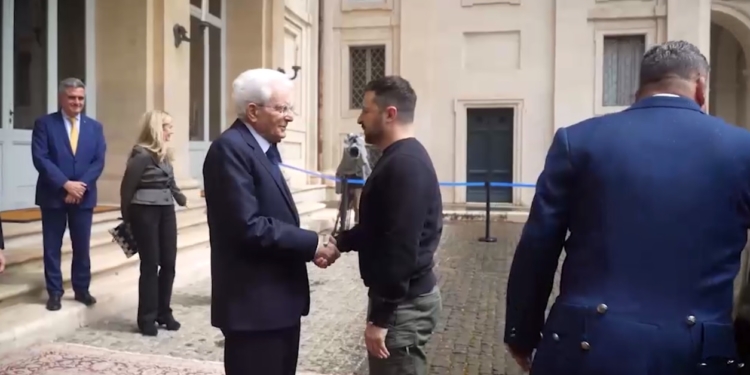 Зеленський зустрівся з президентом Італії (ВІДЕО)