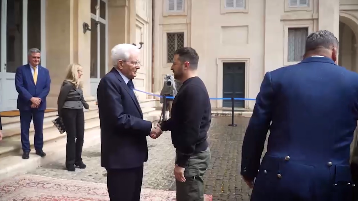 Зеленський зустрівся з президентом Італії (ВІДЕО)
