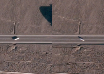 Супутник роздивився базу військових дирижаблів в Китаї (ФОТО)