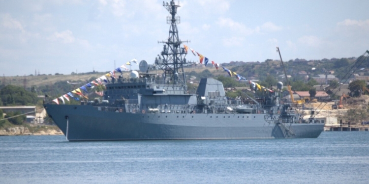 Російський корабель-розвідник «Іван Хурс» був атакований в Чорному морі морськими дронами – соцмережі та ЗМІ