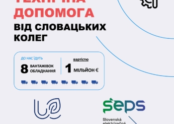 Словацька енергокомпанія передає «Укренерго» обладнання на 1 млн.євро