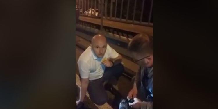 Перші хвилини після смертельного суддівського ДТП – підозрюваний жаліється (ВІДЕО)