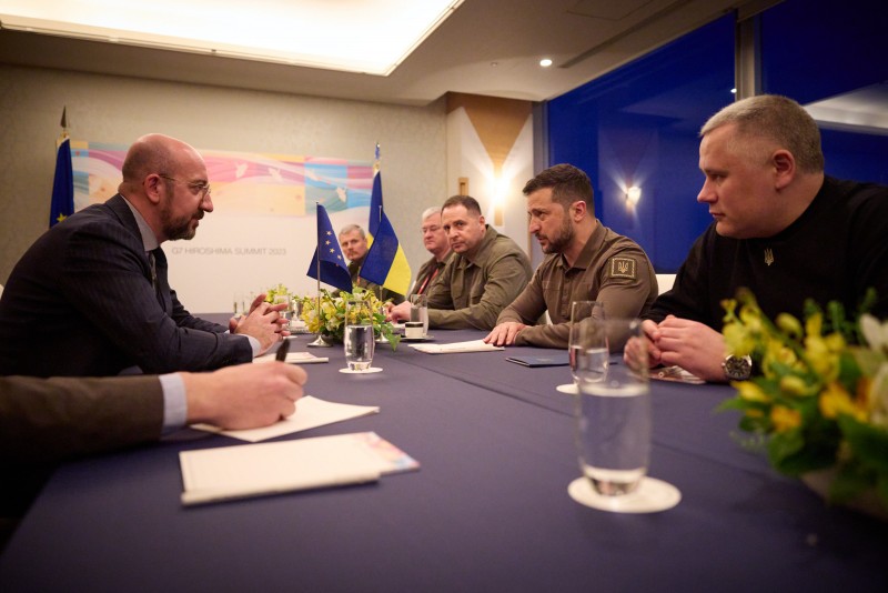 Зеленський зустрівся з Мішелем - хоче, щоб обмеження експорту українських продуктів закінчилось 5 червня (ФОТО, ВІДЕО) 1