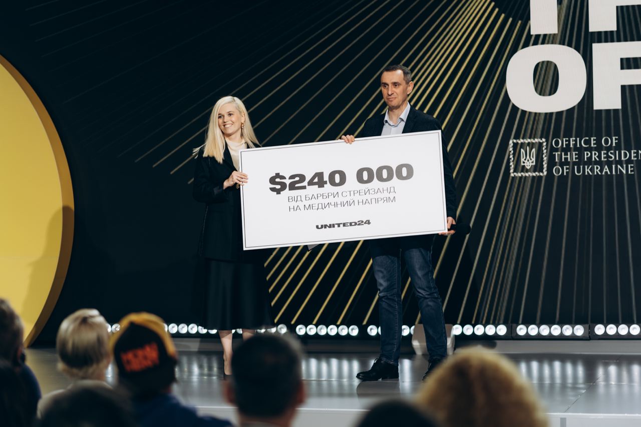 Барбара Стрейзанд пожертвувала $240 тис. на медичну допомогу Україні (ФОТО)