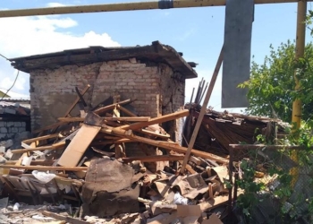 Наслідки сьогоднішнього обстрілу Очакова на Миколаївщині (ФОТО)