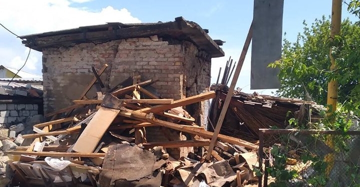 Наслідки сьогоднішнього обстрілу Очакова на Миколаївщині (ФОТО)