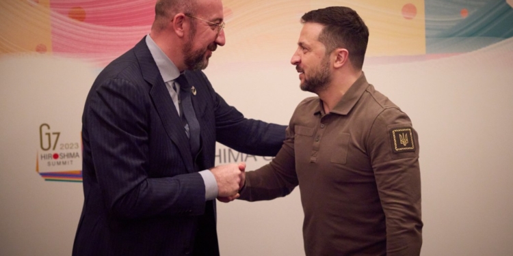 Зеленський зустрівся з Мішелем – хоче, щоб обмеження експорту українських продуктів закінчилось 5 червня (ФОТО, ВІДЕО)