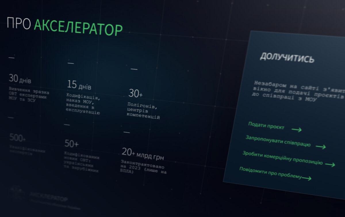 У Міноборони створюють команду Акселератора інноваційного розвитку: для чого, і як можна долучитись