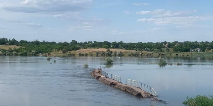 Ситуація у Снігурівській громаді на Миколаївщині після підриву росіянами Каховської ГЕС: затоплено один міст, підтоплена частина свердловин у Снігурівці