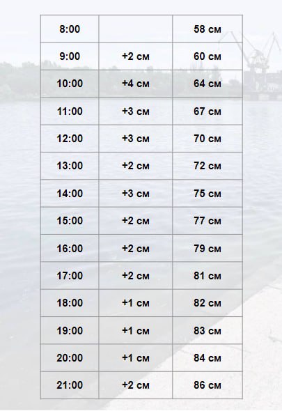 І ще +4 см: який рівень води станом на 21.00 в акваторії Миколаєва (СТАТИСТИКА) 1