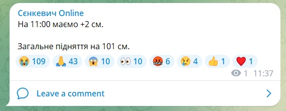 Метрову позначку перетнули: який рівень води в акваторії Миколаєва станом на 11.00 2