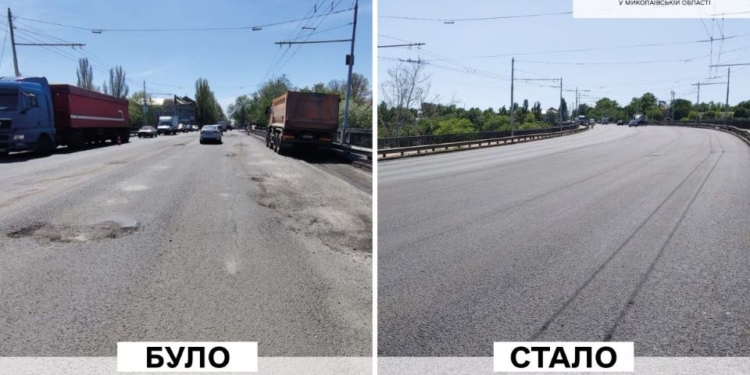 Служба відновлення відзвітувала про завершення ремонту дорожного покриття на Інгульському мосту в Миколаєві (ФОТО)