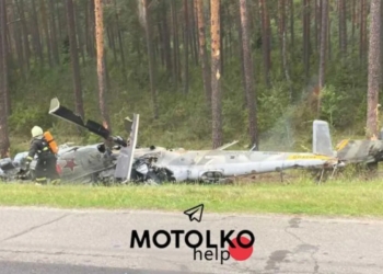 У Білорусі розбився вертоліт Мі-24 – по деяким даним, він російський (ФОТО)