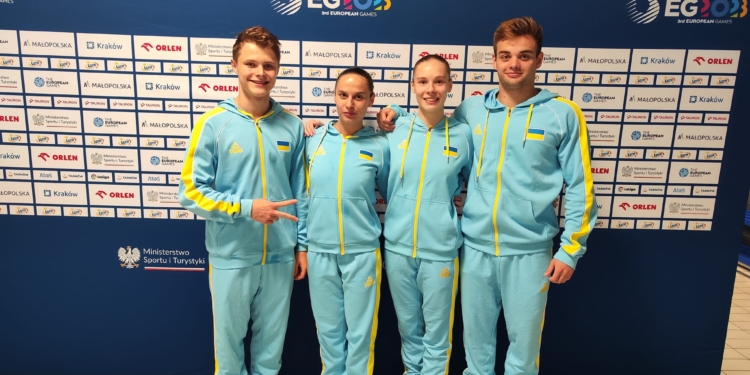 Спортсмени з Миколаєва – стрибуни у воду – завоювали «золото» III Європейських ігор-2023 (ВІДЕО)