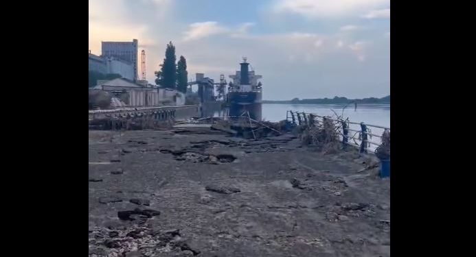 Так виглядає зараз набережна в Херсоні (ВІДЕО)