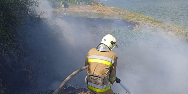 На Миколаївщині за добу ліквідовано вісім пожеж, одна з яких через ворожі обстріли, на пожежі у Миколаєві є постраждалий (ФОТО)