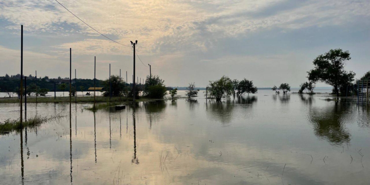 Ще +5 см: в акваторії Миколаєва рівень води піднявся на 82 см, на Намиві укріплюють берег (ФОТО)
