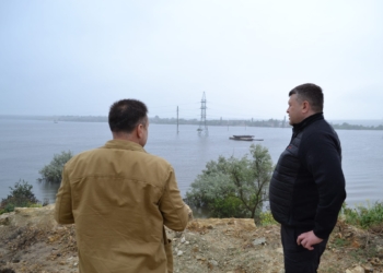 На Миколаївщині побував 1-й заступник міністра енергетики – щоб зрозуміти ситуацію з енергетикою після підриву росіянами Каховської ГЕС (ФОТО)