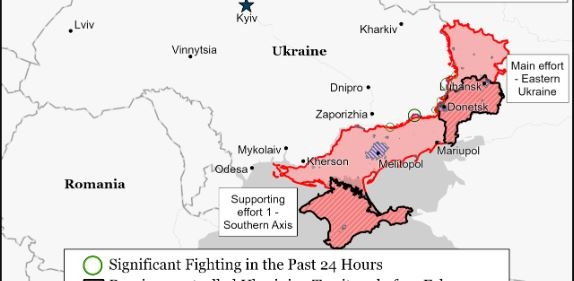 На півдні армія РФ відреагувала на українську атаку з “нехарактерним ступенем злагодженості”, – ISW