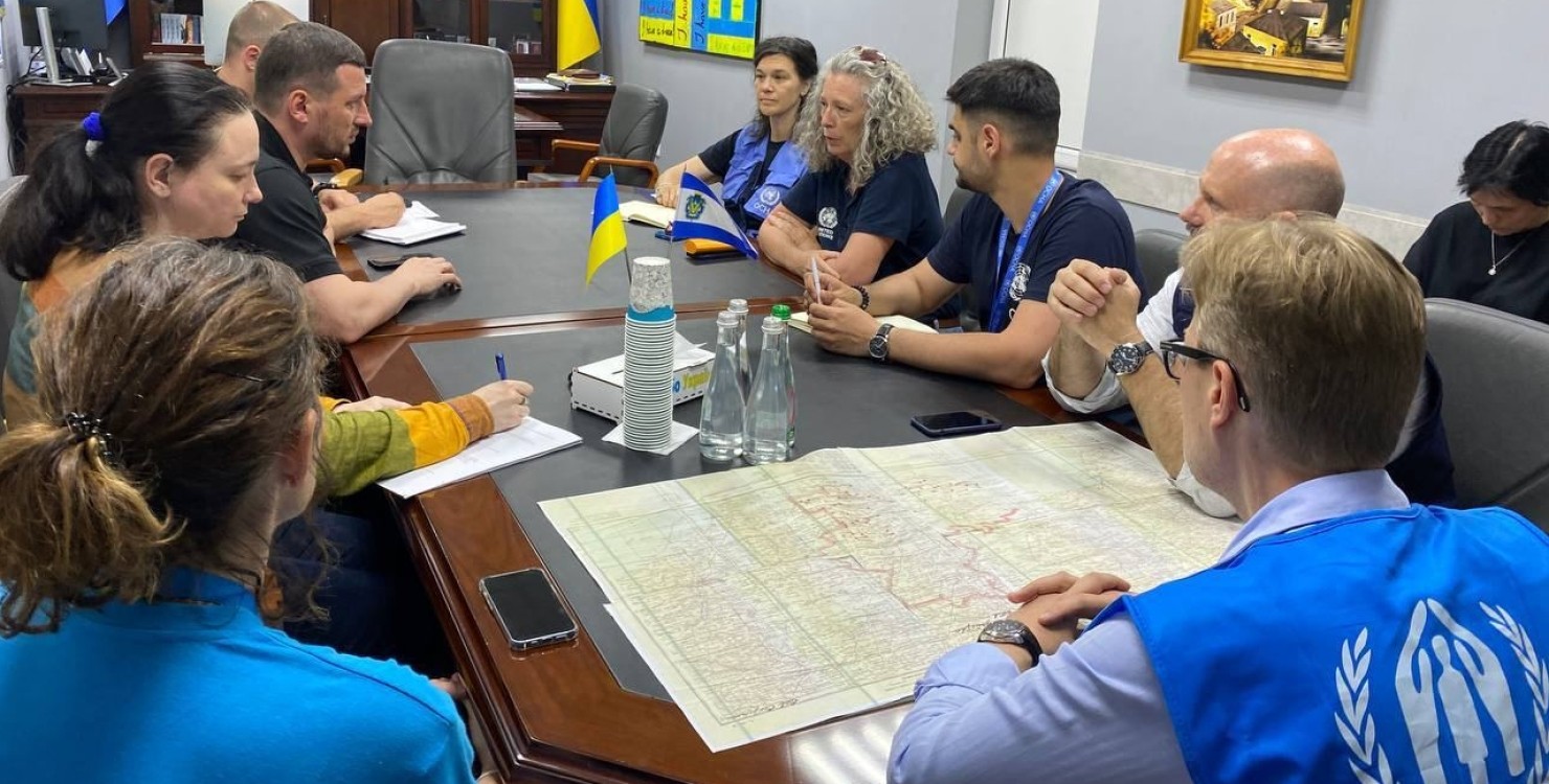 Представники ООН прибули на Херсонщину, щоб оцінити масштаби лиха і потрібної допомоги (ФОТО)