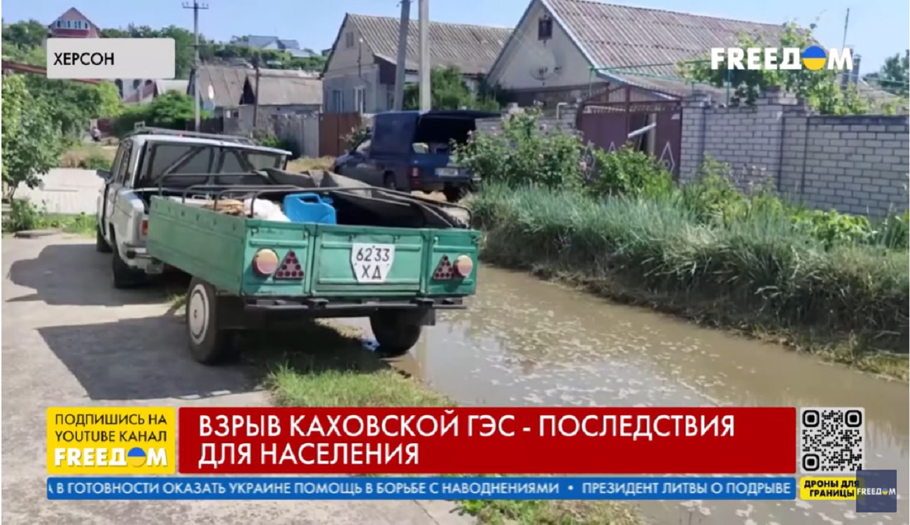 Як в Херсоні реагують на потоп, куди втікають (ВІДЕО)