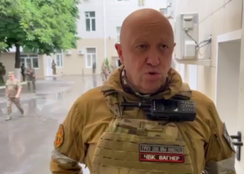 Пригожин записав відео із штабу округу в Ростові (ВІДЕО)