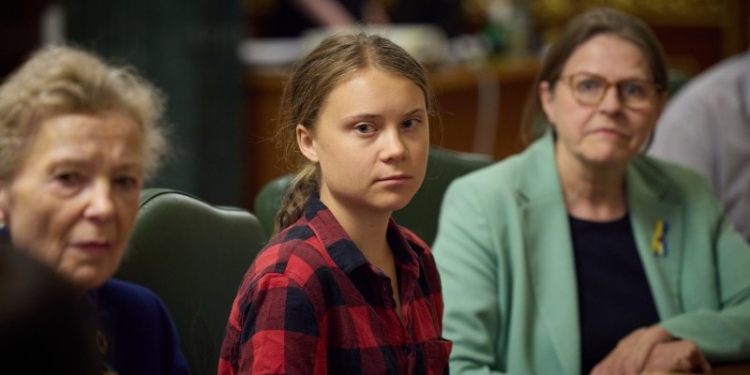 Екоактивістка Грета Тунберг прибула до Києва і зустрілася з президентом Зеленським (ФОТО, ВІДЕО)