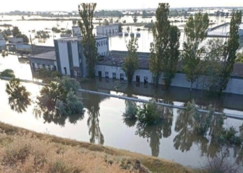 Внаслідок знищення росіянами Каховської ГЕС затоплений єдиний в Україні державний осетровий завод (ФОТО) 