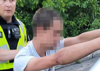У Миколаєві патрульні затримали чоловіка, який пошкодив декілька автівок та намагався вкрасти з них речі (ФОТО)