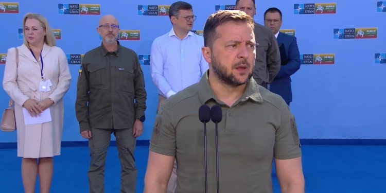 Саміт НАТО: Зеленський зустрівся з Трюдо, Шольцом, Сунаком і Албенізі (ВІДЕО)