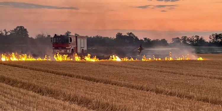 На Миколаївщині за добу було 26 пожеж, на одній з них у Варварівці постраждав чоловік (ФОТО)