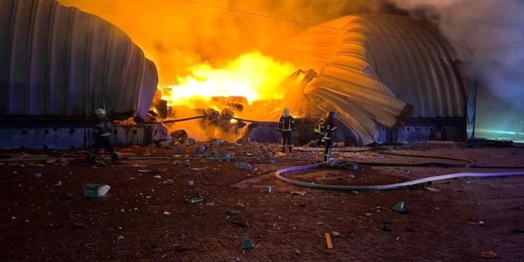 Росія застосувала нову тактику під час нічного удару по Одещині