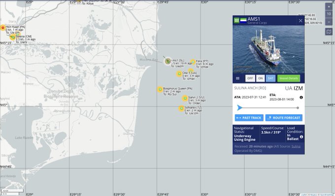 Морську блокаду українських портів прорвано? Три судна йдуть за українським зерном (ФОТО) 4