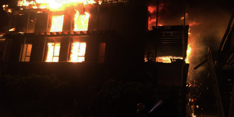 Під ворожий вогонь у Коблево потрапили вогнеборці-добровольці (ФОТО)