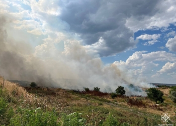 У Миколаєві вогнеборці ліквідовують масштабну пожежу сміттєзвалища (ФОТО)