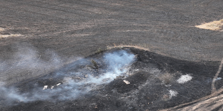 На Миколаївщині вогнеборці та місцеве населення понад дві години боролись з масштабною пожежею на відкритій території (ФОТО)