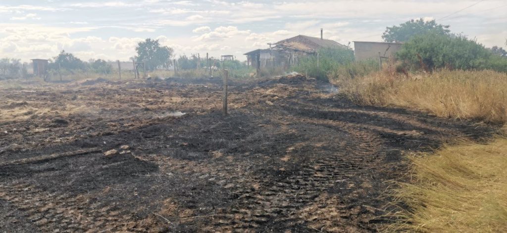 На Миколаївщині вогнеборці та місцеве населення понад дві години боролись з масштабною пожежею на відкритій території (ФОТО) 10