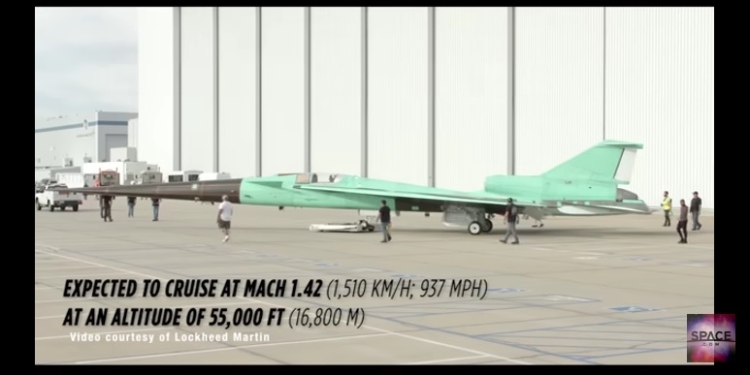 Наче з фантастичного фільму: в США показали новий “тихий” надзвуковий реактивний літак NASA X-59 (ВІДЕО)