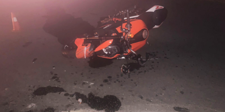 В нічній ДТП у Миколаєві травмувався мотоцикліст-поліцейський (ФОТО)