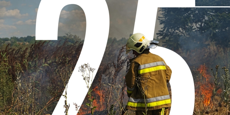 Протягом доби на відкритих територіях Миколаївщини вигоріло понад 20 га