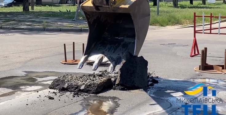 Миколаївська ТЕЦ за участі міжнародних партнерів почала реконструкцію тепломережі на перетині Садової та Пограничної (ВІДЕО)