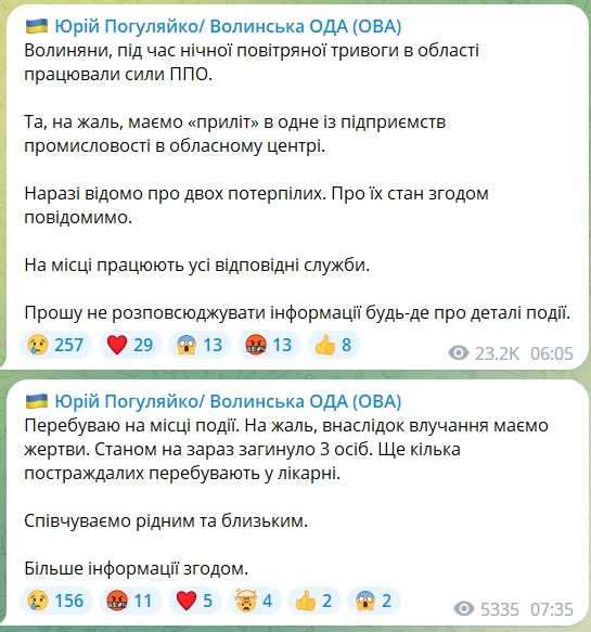 Наслідки нічної ракетної атаки: вже відомо про трьох загиблих у Луцьку, руйнування і поранених у Львові та Дніпрі (ФОТО, ВІДЕО) 2