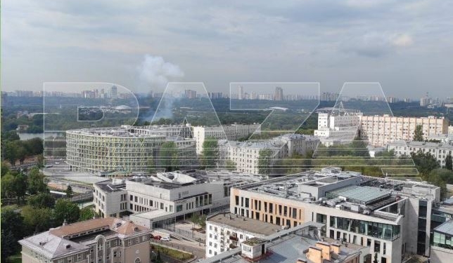 В Москві майже на набережній Москва-ріки вибухнув безпілотник (ВІДЕО)