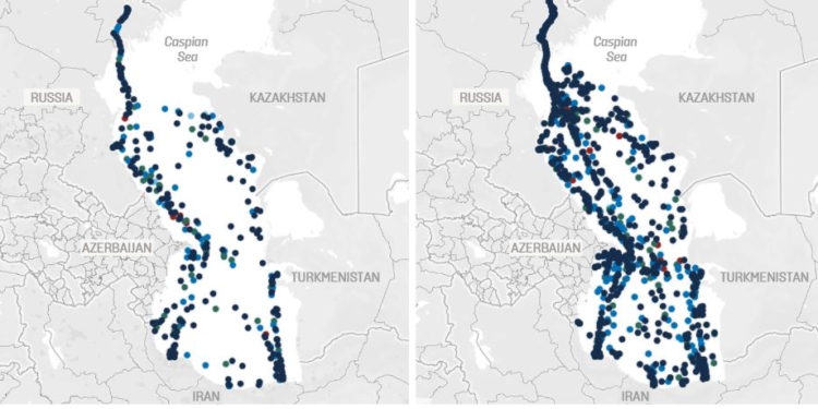 Тактика контрабандистів на міждержавному рівні. Як РФ і Іран використовують Каспій. Розслідування