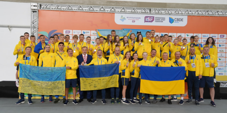 Українські учні здобули 38 медалей на Всесвітній гімназіаді U15 у Бразилії