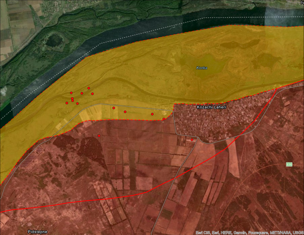 ЗСУ висадились на лівому березі Дніпра в районі Козачих Лагерів. В ISW назвали це обмеженим рейдом 2