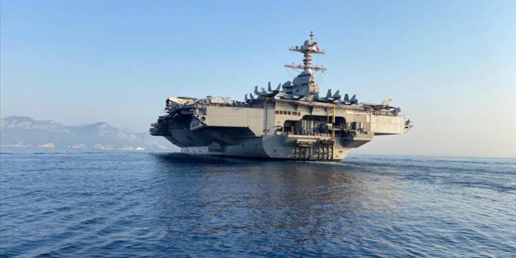 Найбільший авіаносець США Gerald R. Ford  прибув до Туреччини. Для чого? (ФОТО)