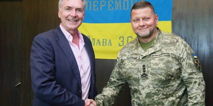 В Україну прибув начальник Штабу оборони Великої Британії – зустрівся з Залужним