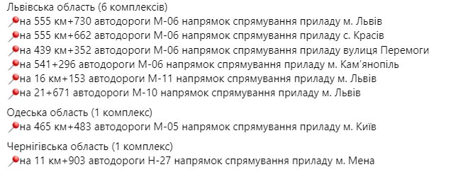 Ще 50 відереєстраторів порушень ПДР запрацюють на дорогах України з 11 серпня: де будуть встановлені 10